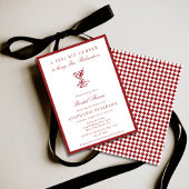 Closer to Mrs Old Money Martini Bridal Shower 招待状