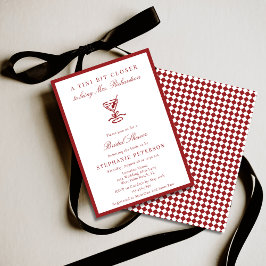 Closer to Mrs Old Money Martini Bridal Shower 招待状