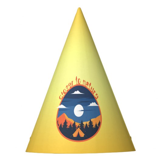Closer to nature パーティーハット (正面)