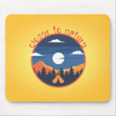 Closer to nature マウスパッド (正面)