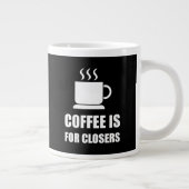 Closers Sales RepのCoffee おもしろい ジャンボコーヒーマグカップ (右)