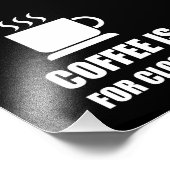 Closers Sales RepのCoffee おもしろい フォトプリント (角)