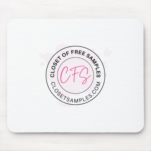 Closet of Free Samples Logo 2021 Edition マウスパッド (正面)