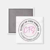 Closet of Free Samples Logo 2021 Edition マグネット (正面/裏面)