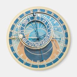 Closeup on Prague Astronomical Clock, Czech R. マグネット