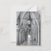 Cloth Hall Kakow、ポーランドのブックマーク ノートカード (裏面)