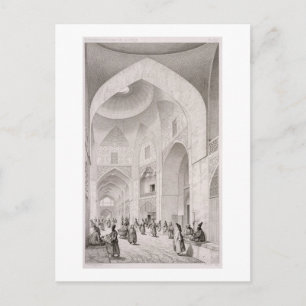 Cloth Market, in Isfahan, from 'Voyage Pittoresque ポストカード