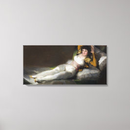 Clothed Maja (by Francisco Goya) キャンバスプリント