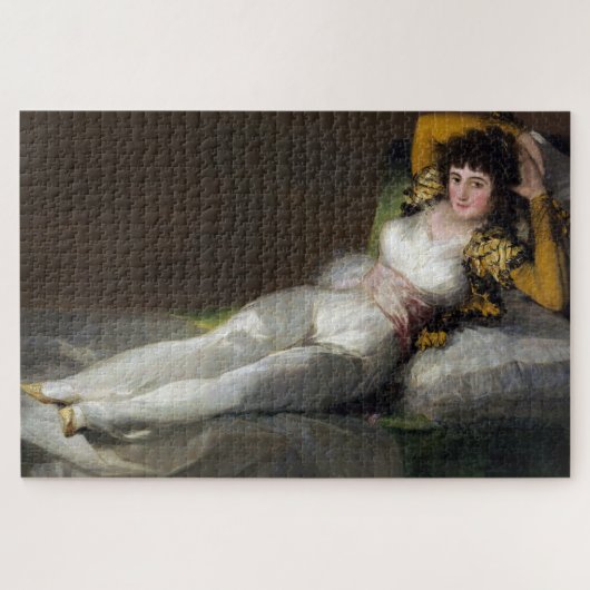 Clothed Maja (by Francisco Goya) ジグソーパズル (横)