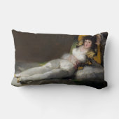 Clothed Maja (by Francisco Goya) ランバークッション (裏面)