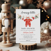 Clothes Red Merry Little Baby Shower Baby Shower  招待状