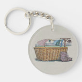 Clotheslineの洗濯 キーホルダー (正面)