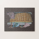 Clotheslineの洗濯 ジグソーパズル (横)