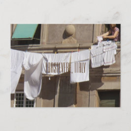 Clothesline, Trustevere, Italyはがき ポストカード