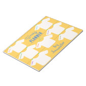 Clothesline WeeklyプランナーからDoリストのメモ帳 ノートパッド (アングル)