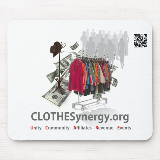 CLOTHESynergy – マウスパッド (正面)