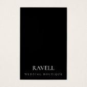 Clothing brand with photo Business Card (正面)