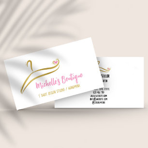 Clothing Custom T Shirt Print Apparel Store Busine 名刺