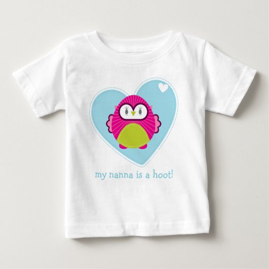 CLOTHING :: owl - hoot ベビーTシャツ (正面)