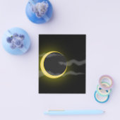 cloud-38060雲の月の漫画の雲の星cresc チラシ (シングル)