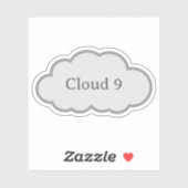 Cloud 9 - 共感クラウドステッカー シール (シート)