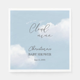 Cloud 9 Blue Boy Baby Showerに参加 スタンダードランチョンナプキン