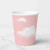Cloud 9 Pink Girl Baby Showerに参加 紙コップ (裏面)