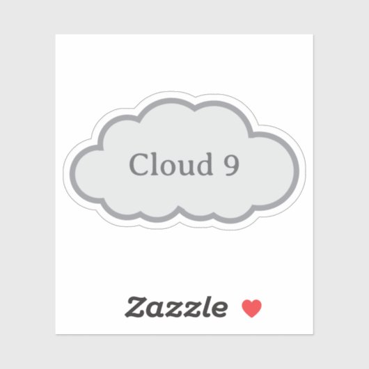 Cloud 9 - Relatable Cloud Sticker シール (シート)