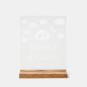 Cloud Baby Shower Books and Gift アクリルサイン (正面)