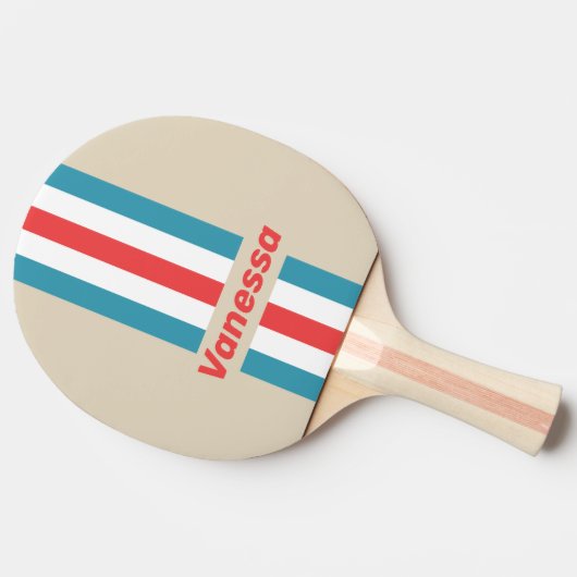 Cloud Chaser Pin Striped with Name 卓球ラケット (横)