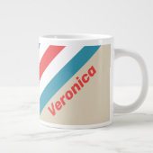 Cloud Chaser Stripes with Name ジャンボコーヒーマグカップ (右)