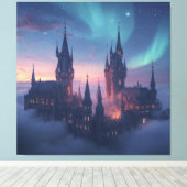 Cloud City of Light キャンバスプリント (インサイチュ (ウッドフロア))