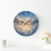 Cloud Clock 2026 ラージ壁時計 (ホーム)
