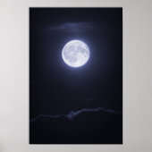 Cloud Covering Full Moon ポスター (正面)