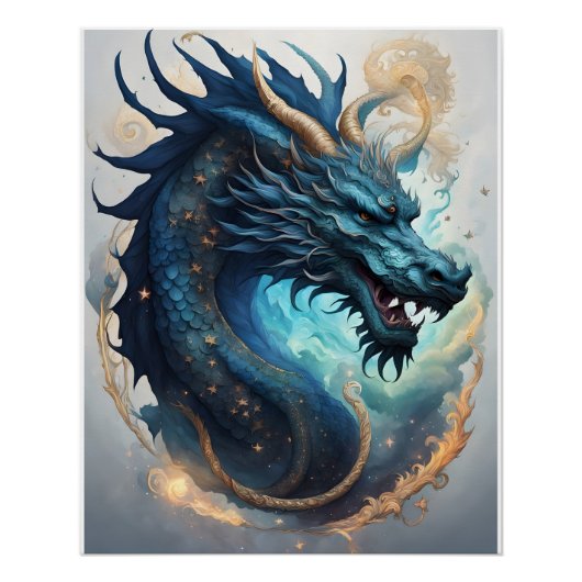 cloud dragon poster ポスター (正面)