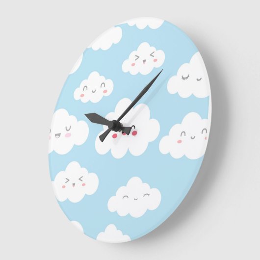Cloud Dream Wall Clock ラージ壁時計 (傾斜)