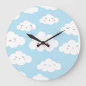 Cloud Dream Wall Clock ラージ壁時計 (正面)