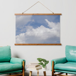 Cloud Dreamer Wood Toppped Wall Tapestry 吊り下げ型タペストリー