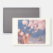 Cloud Faeries Making Clouds マグネット (正面/裏面)