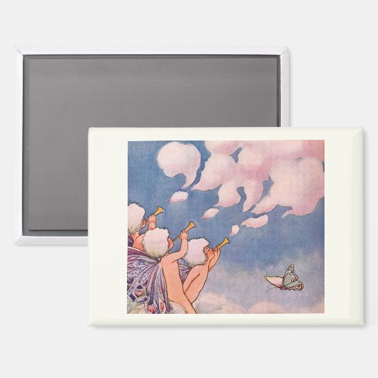 Cloud Faeries Making Clouds マグネット (正面/裏面)