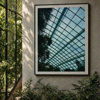 Cloud Forest Glass Dome Interior ポスター