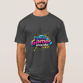 Cloud gamers inside  tシャツ