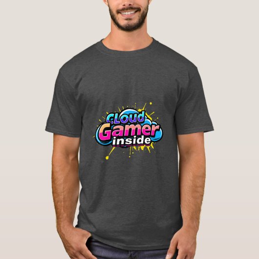 Cloud gamers inside tシャツ (正面)