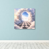 Cloud Gateway キャンバスプリント (インサイチュ (ウッドフロア))