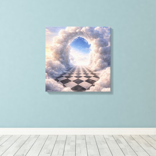 Cloud Gateway キャンバスプリント (インサイチュ (ウッドフロア))