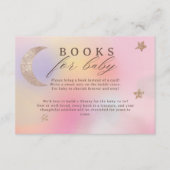Cloud Holographic Heaven Books for Baby Shower エンクロージャーカード (正面)