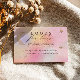 Cloud Holographic Heaven Books for Baby Shower エンクロージャーカード