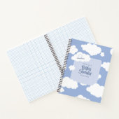 Cloud Nine 9ベビーシャワーギフトリストチェックリストかわいい ノートブック (内部)