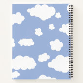 Cloud Nine 9ベビーシャワーギフトリストチェックリストかわいい ノートブック (裏面)