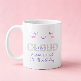 Cloud Nine 9歳の誕生日お祝いマグカップ – パステルスカイギフト コーヒーマグカップ